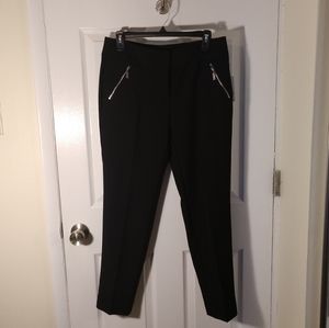 Size 4 Nine West Dress Pants - Silver Zips